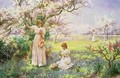 Spring Picking Flowers - Alfred Augustus I Glendenning