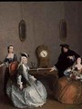 Group Preparing to go to a Masked Ball - Giuseppe Gobbis