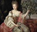 Portrait of Francoise Marie de Bourbon 1677-1749 Duchess of Orleans - Pierre Gobert