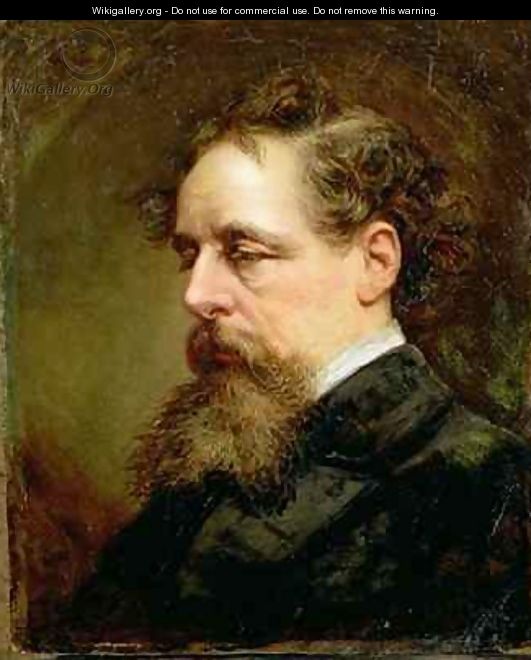 Portrait of Charles Dickens 1812-70 - Alexander Glasgow