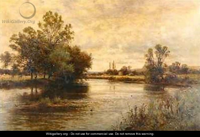 Penton Hook on the Thames - Alfred I Glendening