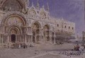 St Marks Basilica Venice - Albert Goodwin