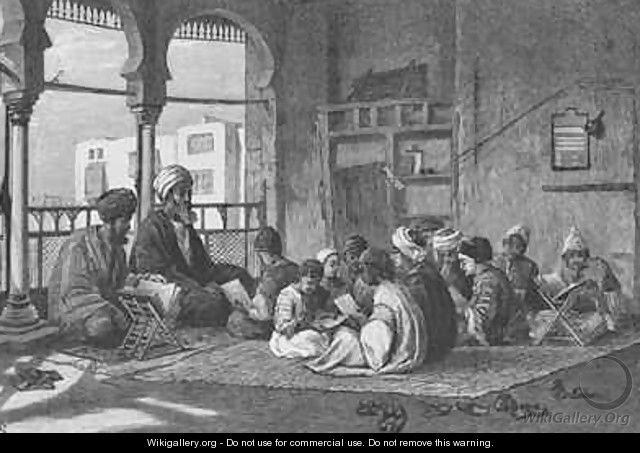 The School of Sultan Hassan - (after) Goodall, Frederick