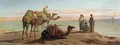 Waiting for the Boat Gulf of Suez - Frederick Goodall
