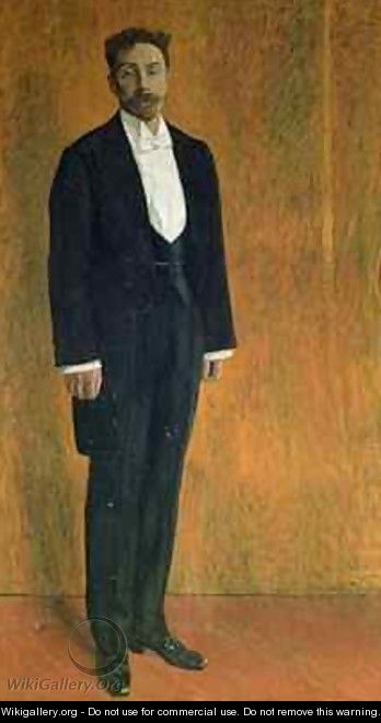 Portrait of Alexander Skryabin 1872-1915 - Aleksandr Jakovlevic Golovin