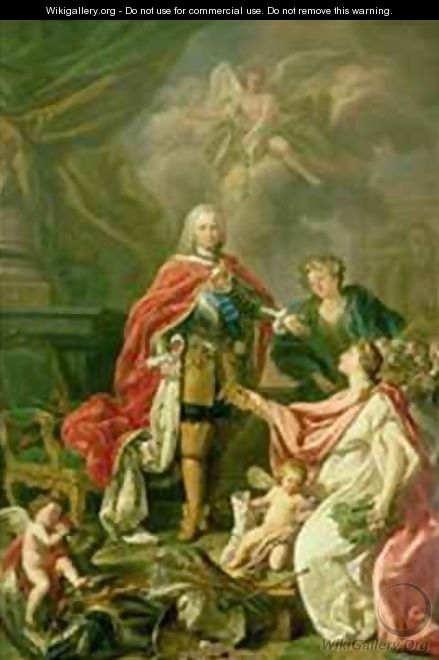 Ferdinand VI 1713-59 as Patron of Arts and Sciences - Antonio Gonzalez Ruiz