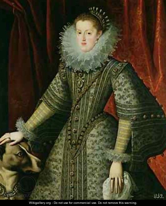 Queen Margarita of Austria - Bartolome Gonzalez