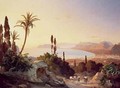 Gulf of Palermo looking towards Cape Zafferano - Carl Wilhelm Goetzloff