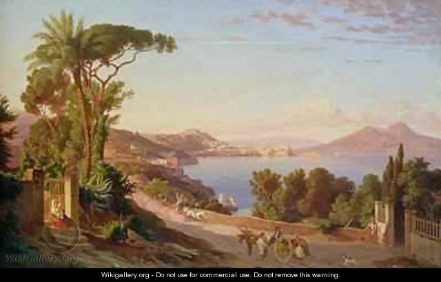 View of Naples 2 - Carl Wilhelm Goetzloff