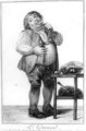The Glutton from Exercices dImagination de Differens Characteres et Formes Humaines - (after) Goez, Joseph Franz von