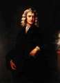 Portrait of Sir Isaac Newton 1642-1727 after an original painting by Sir Godfrey Kneller 1646-1723 - Goldschmit