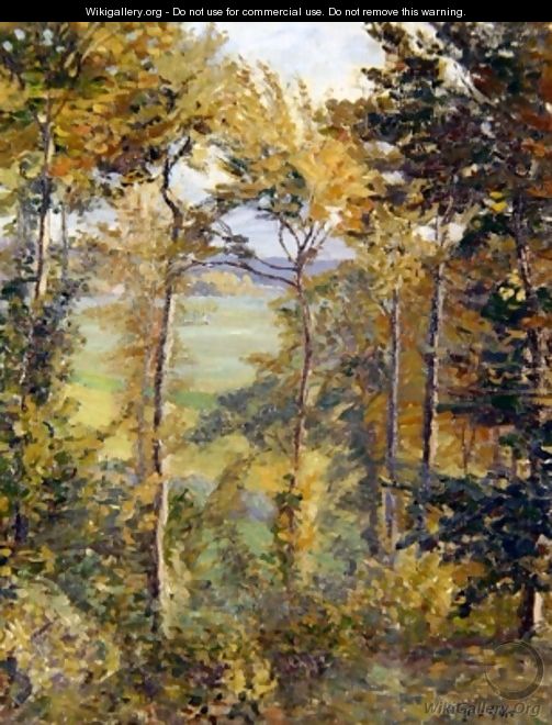 Wooded Landscape at Tibermont Neuville Les Dieppes - Spencer Frederick Gore