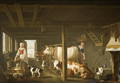 Milking in Winter - Jan van Gool