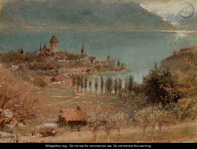 Spietz Lake Thun - Albert Goodwin