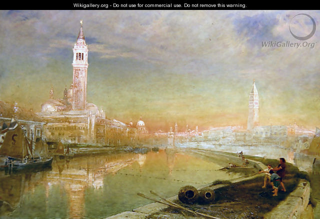 Venice Midsummer Dawn - Albert Goodwin