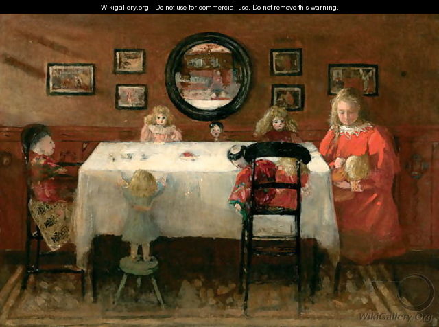 The Dolls Tea Party - Edytha Margaret Goodwin