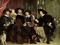 The Officials of the Company of Bowyers of St Sebastian at Amsterdam - Bartholomeus Van Der Helst