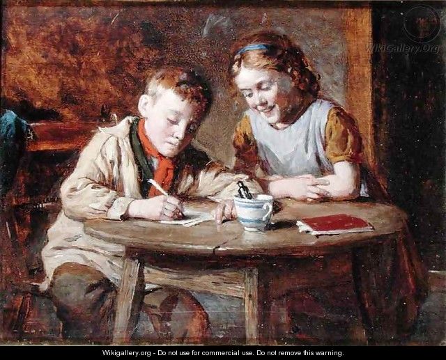 Writing a Letter - William Hemsley