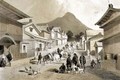 Street in Hakodadi from Narrative of the Expedition of an American Squadron to the China Seas and Japan - (after) Heine, Wilhelm