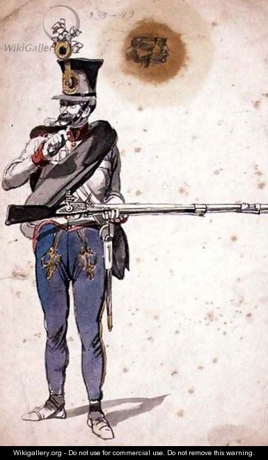 Private soldier of the Hungarian Infantry - Johan Baptiste Heinefetter