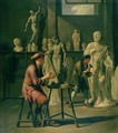 Interior of a Sculptors Studio - Johann Heiss