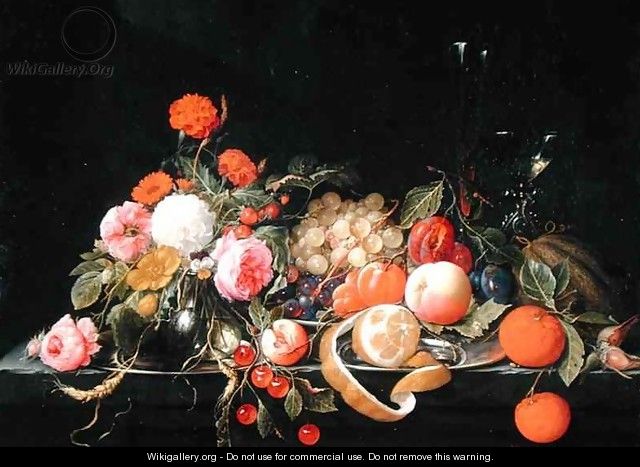 Flowers and Still Life - Cornelis De Heem