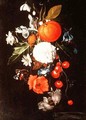 Still Life with Fruit and Flowers - Cornelis De Heem