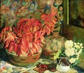 Still Life with Pointsettia - Saturnino Herran