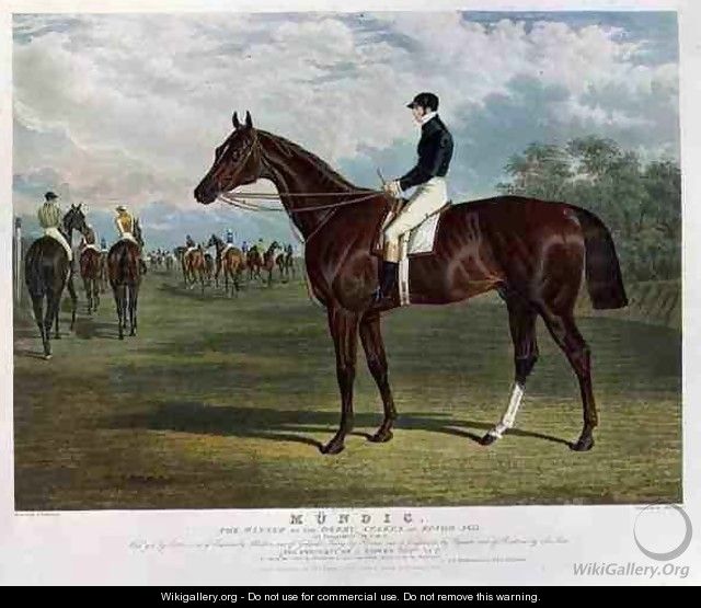 Mundig the Winner of the Derby Stakes at Epsom - (after) Herring Snr, John Frederick