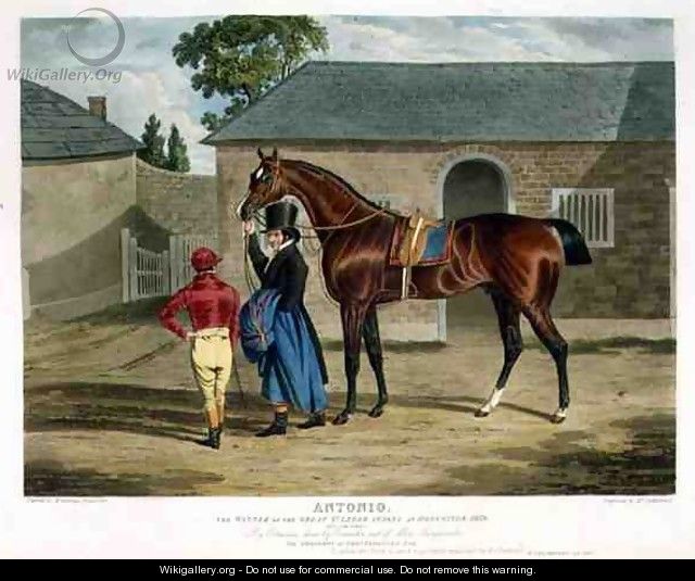 Antonio the Winner of the Great St Leger at Doncaster - (after) Herring Snr, John Frederick