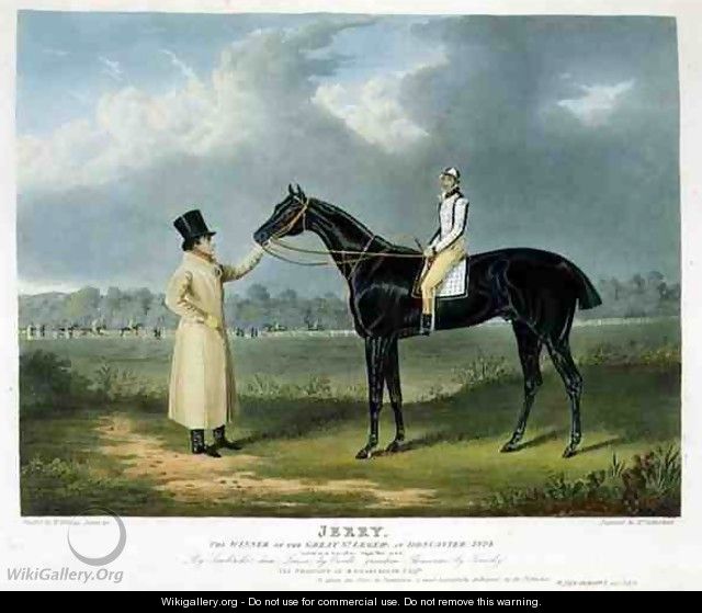 Jerry the Winner of the Great St Leger at Doncaster - (after) Herring Snr, John Frederick