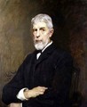 Portrait of Sir Henry Trueman Wood Secretary and Vice President of the Society - Sir Hubert von Herkomer