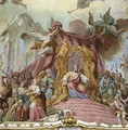 The Seat of Wisdom detail of the Judgement of King Solomon - Franz George II Hermann