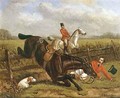 A Fall out Hunting - Edward Benjamin Herberte