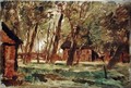 Farmstead under Trees - Thomas Ludwig Herbst