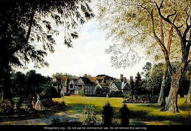 View of Speke Hall from the South West - William Gavin Herdman