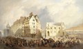 View of the Lawn Market Edinburgh - William Gavin Herdman