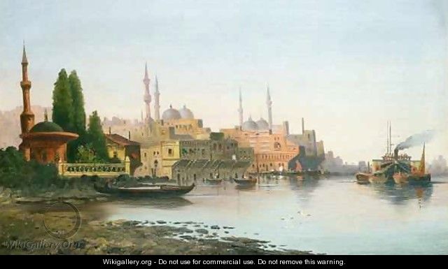 A View of Constantinople - F. Herink