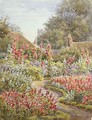 Hollyhocks - Lionel Charles Henley