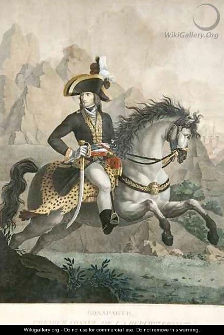 Bonaparte 1769-1821 1er Consul from a painting of Andrea Appiani 1754-1817 - Philippe Auguste Hennequin
