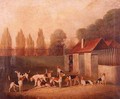 Foxhounds in a Kennelyard - Thomas Henwood