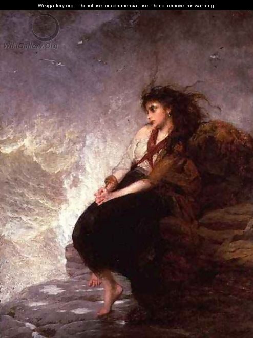 Alone Oh for the touch of a vanished hand - George Elgar Hicks