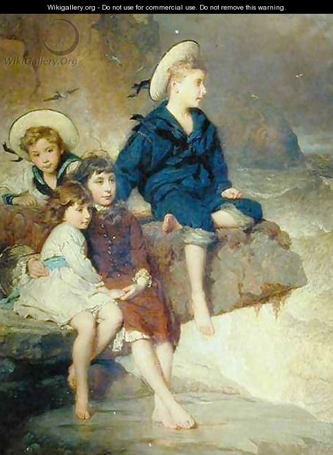 The Children of Sir Hussey Vivian BT - George Elgar Hicks