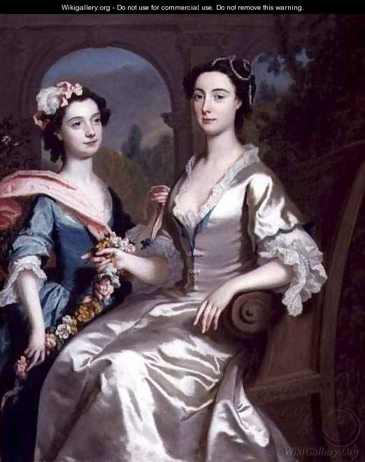Mrs Elizabeth Birch and Her Daughter - Joseph Highmore