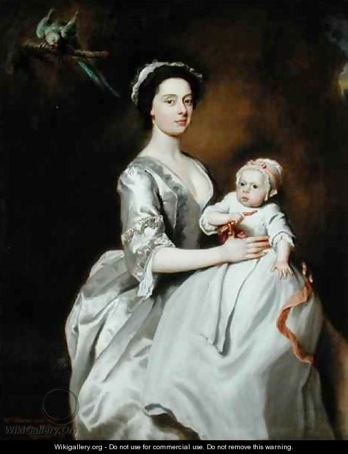 Mrs Sharpe and Child - Joseph Highmore