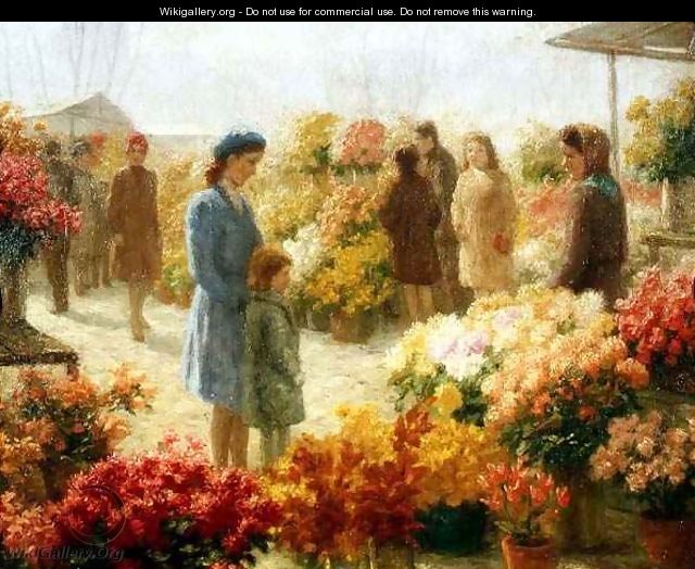 Flower Market - Hendrik Heyligers