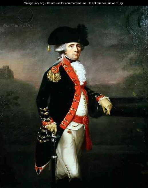 Portrait of an Officer of the Bengal Artillery - Thomas Hickey