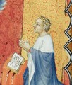 Jean de France 1340-1416 Duke of Berry Praying Before the Eternal Father from Les Petites Heures de Duc de Berry 2 - Jacquemart De Hesdin