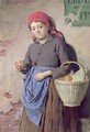 The Apple Seller - Gustav August Hessl