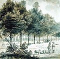 Two Shepherds and an Avenue - Willem de Heusch